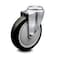 Service Caster 5 Inch Black Polyurethane Wheel Swivel Bolt Hole Caster SCC-BH20S514-PPUB-BLK - alternate 1
